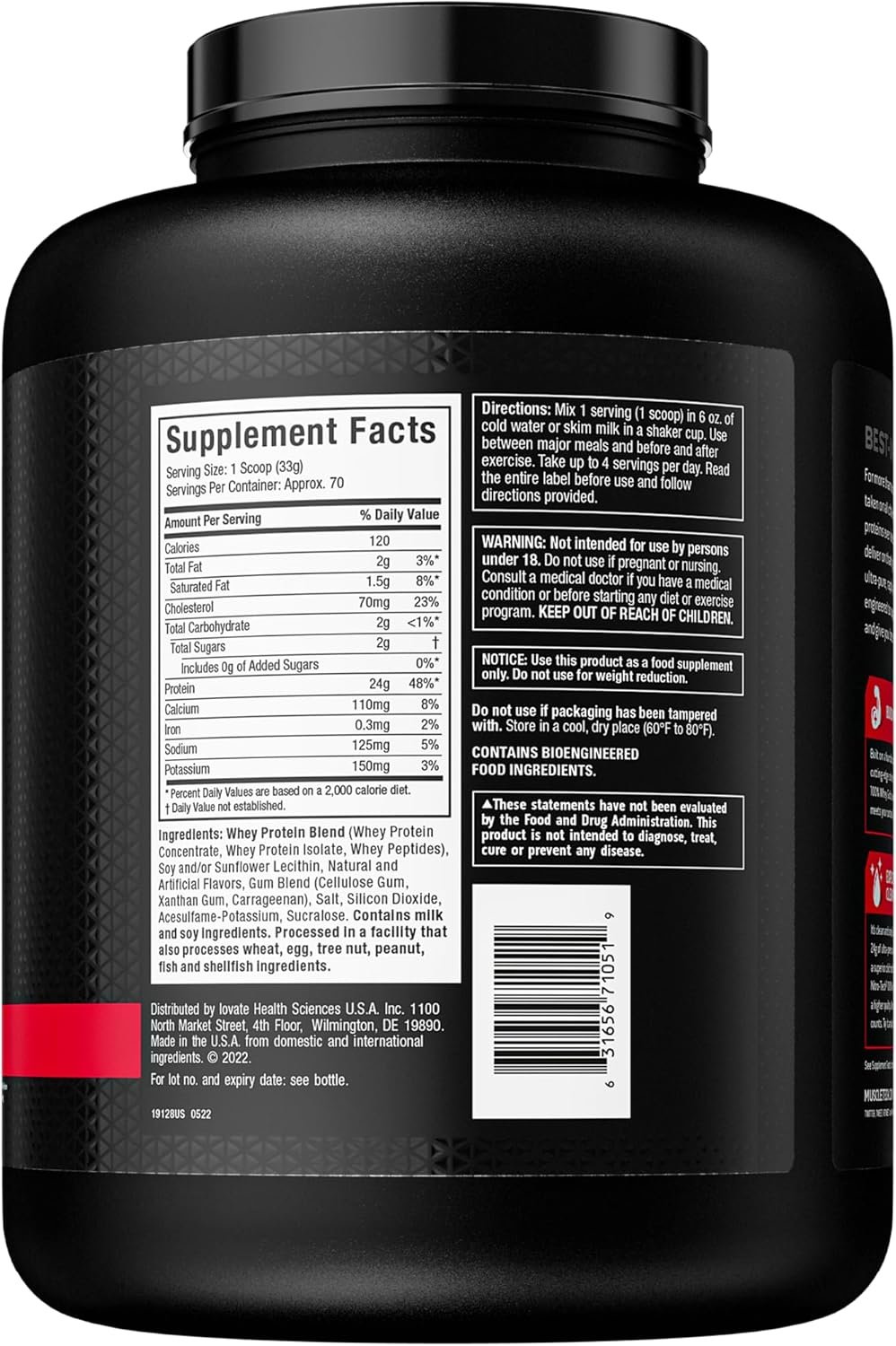 Whey Protein Powder , MuscleTech Nitro-Tech Whey Gold Protein Powder , Whey Protein - Image 7