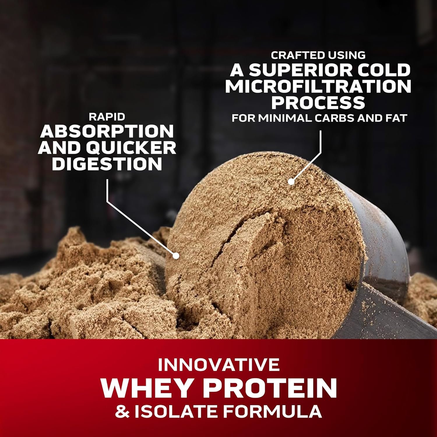 Whey Protein Powder , MuscleTech Nitro-Tech Whey Gold Protein Powder , Whey Protein - Image 3