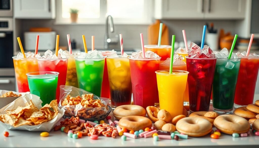 Empty calories and sugary drinks