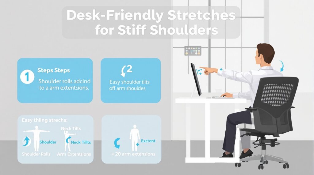 Desk-Friendly Stretches for Stiff Shoulders